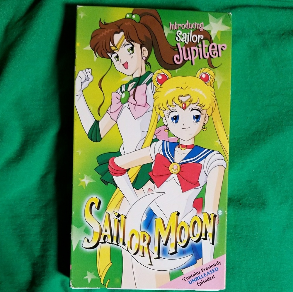 Sailor Moon video cassette tape
